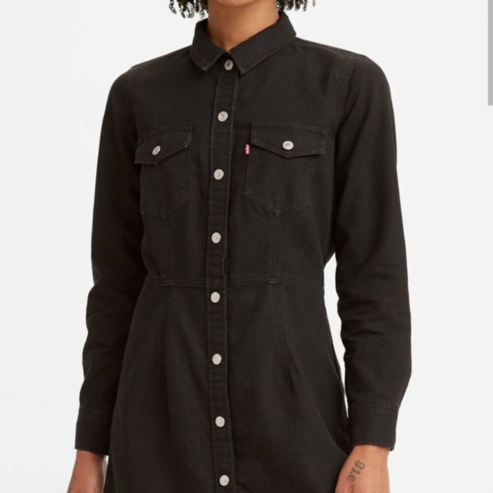 Levis Ellie denim shirtdress large